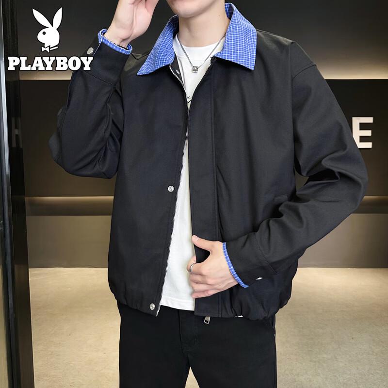 PLAYBOY Men s Casual Lapel Jacket L