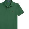 Polo Ralph Lauren Polo Shirt Solid Color Logo Embroidery Button Short Sleeve Kids Tops Green 323703632-181