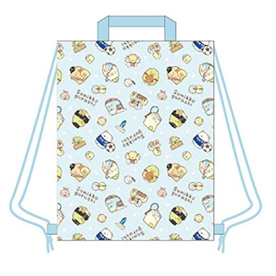 

Сумка-рюкзак стеганая Sumikko Gurashi синяя синий