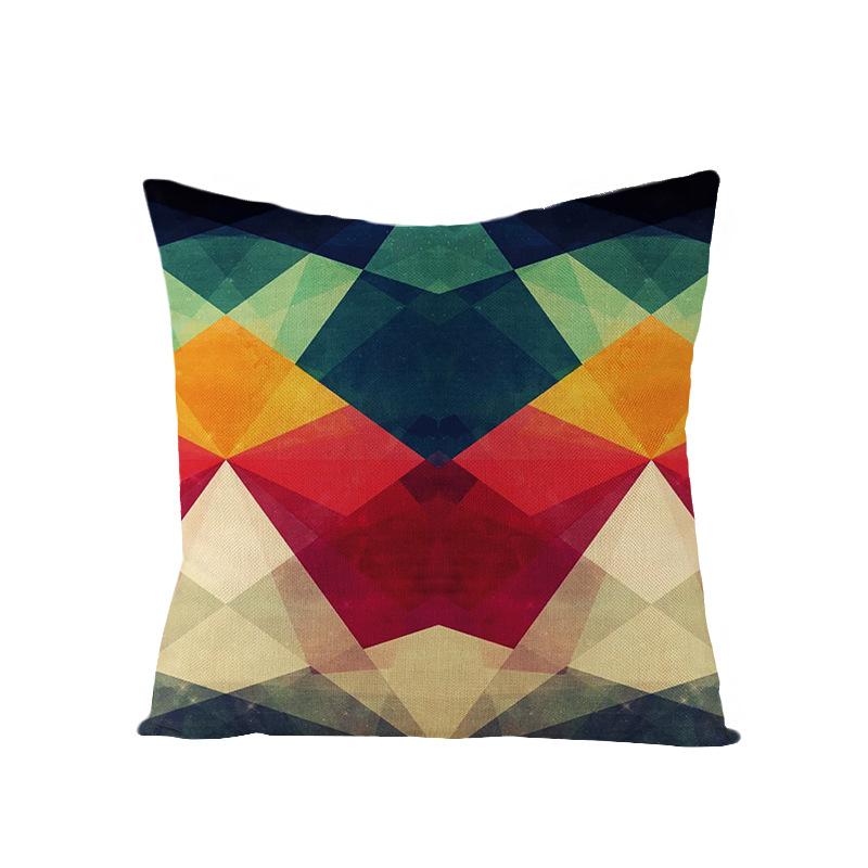 Home Landscape Polyester Pillowcase Home Digital Printing Sofa Cushion Waist Pillowcase