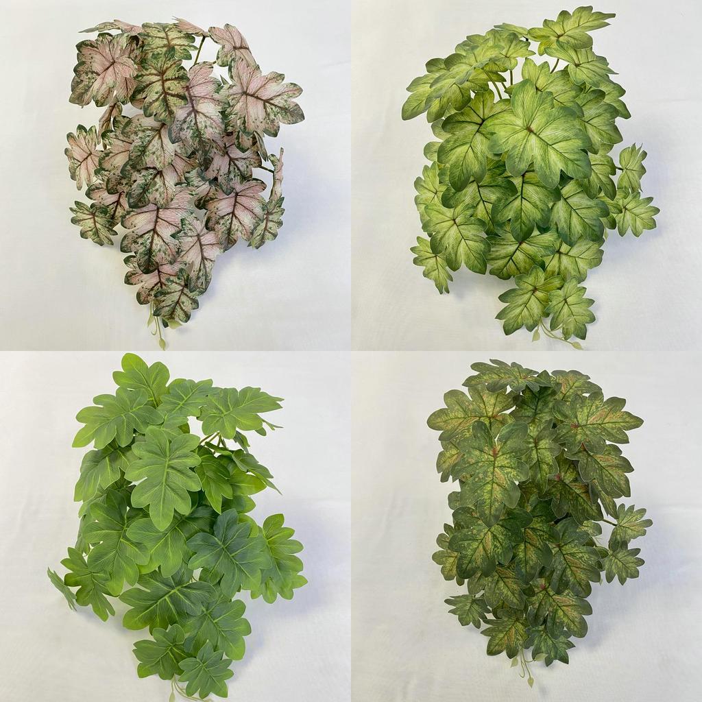 3d Printed Bamboo Leaf Wall Art Artificial Faux Plants Home Decor Wedding Photography Props 80