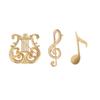 Music Note Eighth Note Pin Music Instrument Harp Badge Creative G Clef Brooch  Concert Gift