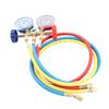 Refrigerant Manifold Gauge Air Conditioning Refrigerant Charging Hoses with Gauge for R12 R22 R404A R134A