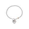 Olivia Burton Classic Knot Herz Silber Armband Damen (obj24100035)