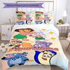 Dora Explorer Customize Your Name Bedding Set Breathable Duvet Cover with Pillowcases Home Decoration Birthday Gift