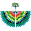 Bird Cosplay Costume Stage Performance Owl Peacock Wings Bird Felt Cape with Mask for Girls Boys Halloween Party Cloak