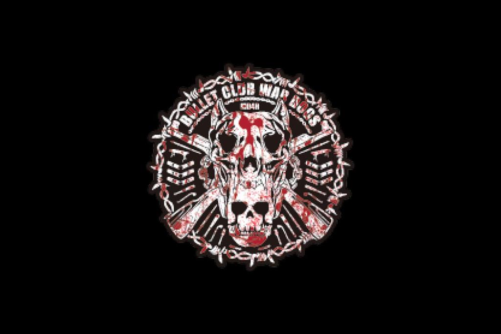 New Japan Pro-Wrestling BULLET CLUB WAR DOGS DPSCM Baseball Shirt, Size M, 6615103892