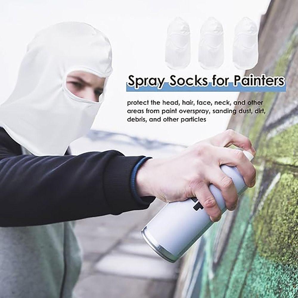 Unisex Painters Mask Breathable Head Socks NEW Painters Spray Socks  Construction