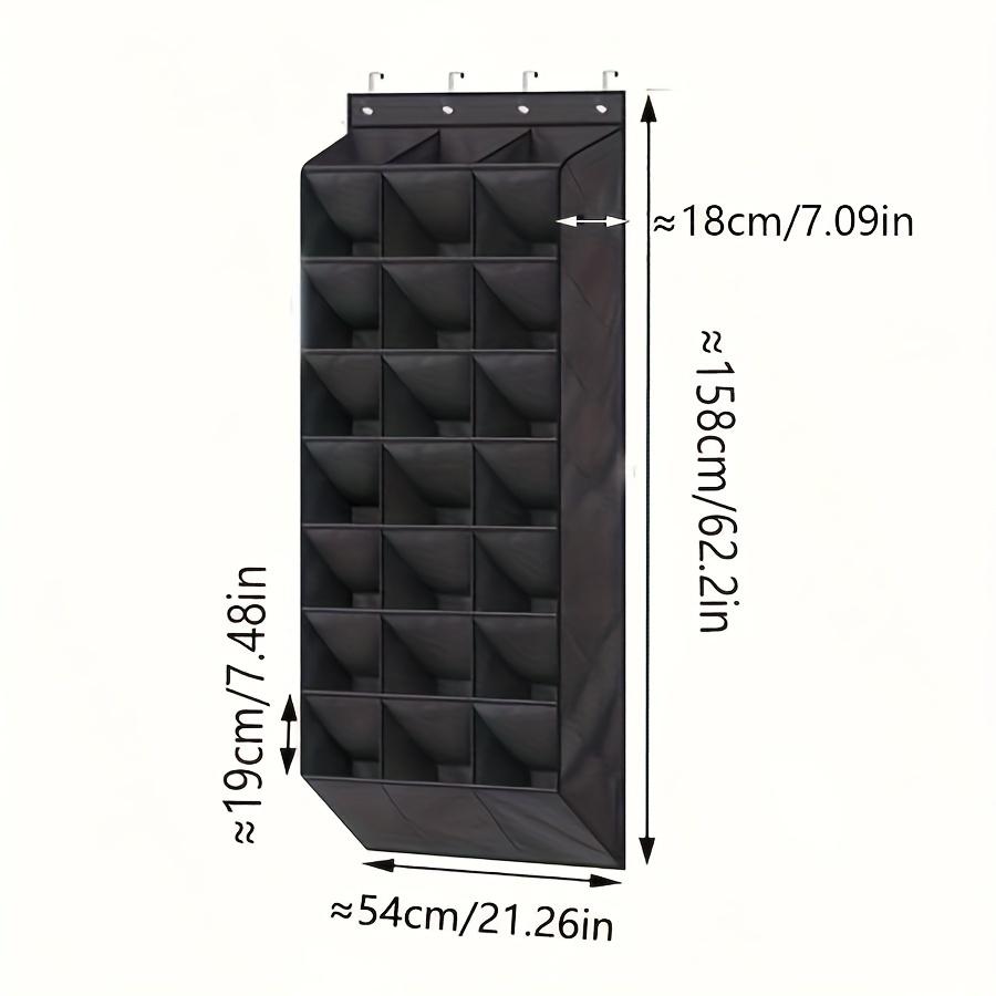 New Multifunctional 24-Grid Door Rear Thickened Storage Hanging Bag, Multifunctional Storage Hanging Bag, Storage Bag, Shoe and Boot Storage Bag