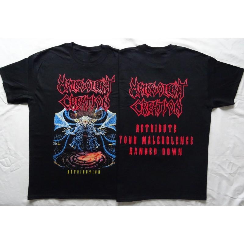 2 Sides Malevolent Creation Retribution Death Metal Black S-5XL T-Shirt DS630 Unisex T-Shirt S