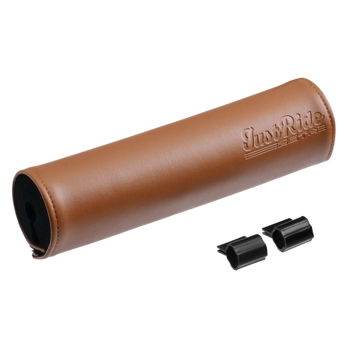 

ZETA RACING 200мм Коричневый Винтажный Вкус Скрэмблер Стиль Искусственная Кожа Скрэмблер Резиновая Накладка G5583 200mm