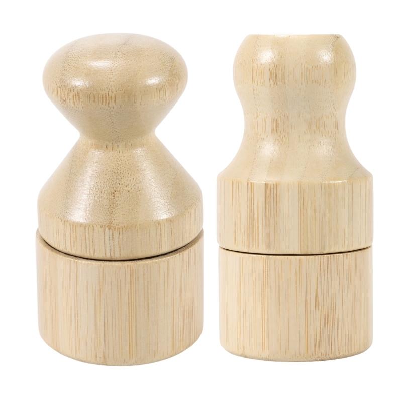 Sponge Cutting Board Wax Applicator With Wooden Base Oil Applicator For Kitchen Maintenances Cutting Board