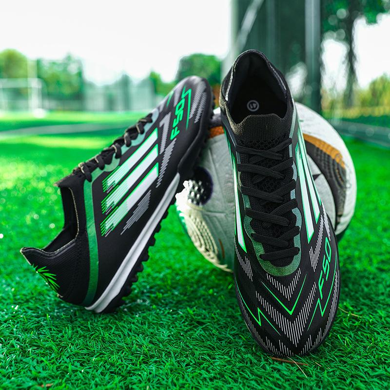 New Professional Football Shoes Men And Women Low-Top Students Game Training Ag Long Nails Tf Broken Nails Training Football Shoes