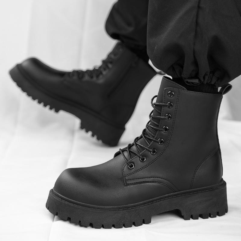 Fashion CYYTL Mens Boots Shoes Casual Outdoor Platform Leather Walking Sports Fashion Luxury Designer Couple Unisex Women Ankle Chelsea