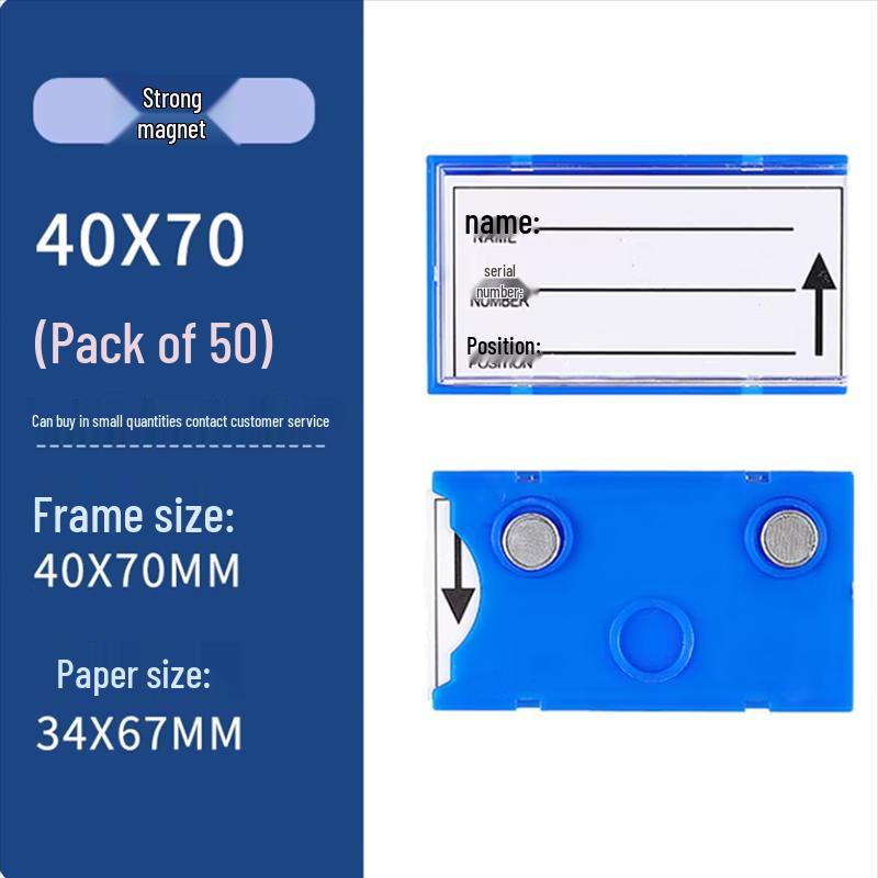Strong Magnetic Warehouse Shelf Labels