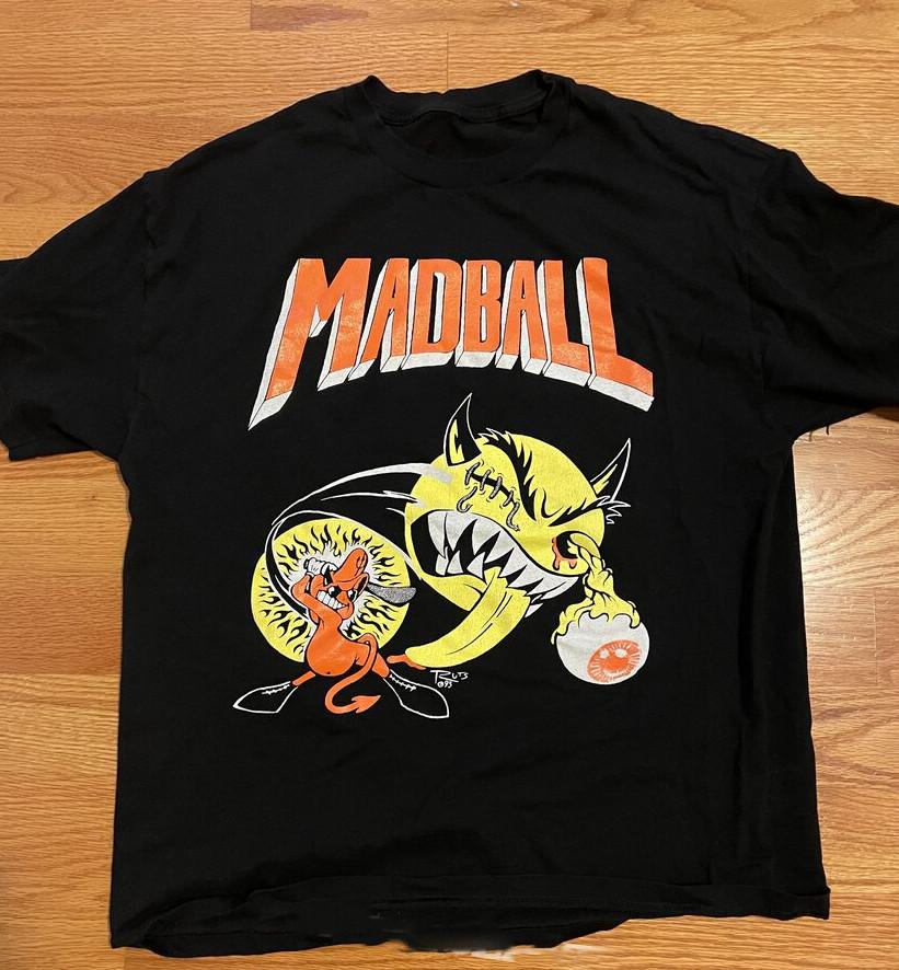 Футболка с принтом группы Madball шар разрушения Хлопковая Полный размер BT877 S