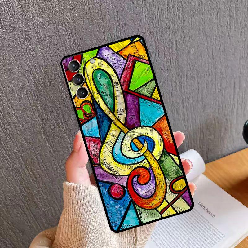 

Чехол для телефона Музыкальная нота Скрипичный ключ Для Samsung Galaxy S26 S25 S20 S21 S22 S23 S24 Ultra S10 Plus S24 FE S25 FE Galaxy S20