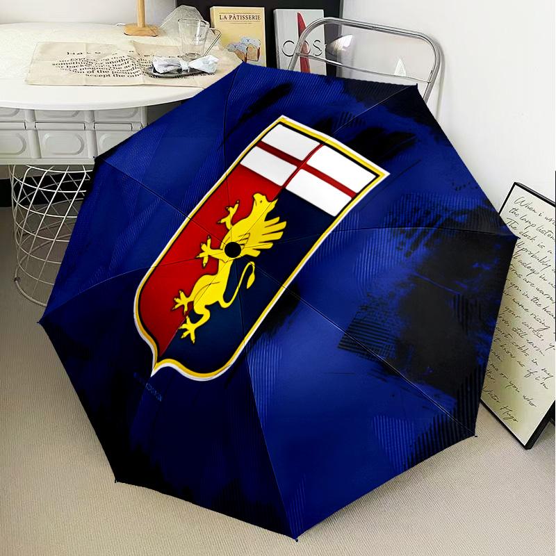 Lion Shield Genoa Automatic Folding Umbrella - 8-Rib Travel Umbrella with Auto Open/Close & Portable Gifts for holidays or birthdays