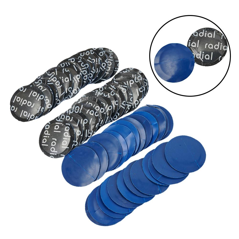 Tyre Patches 32mm/1.3inch Diameter 50PCS Blue Color