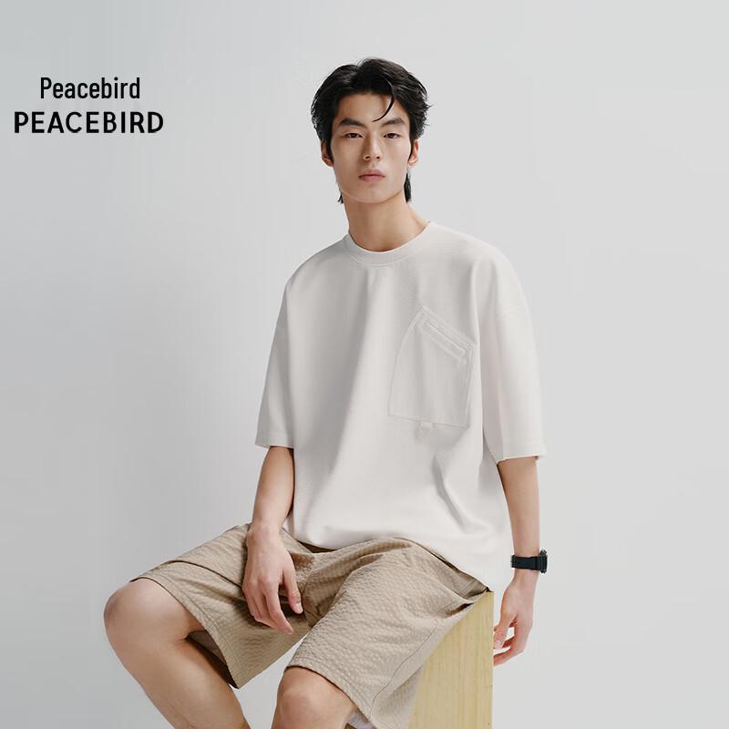 Peacebird Men s Outdoor Pocket Short Sleeve T-Shirt 2XL