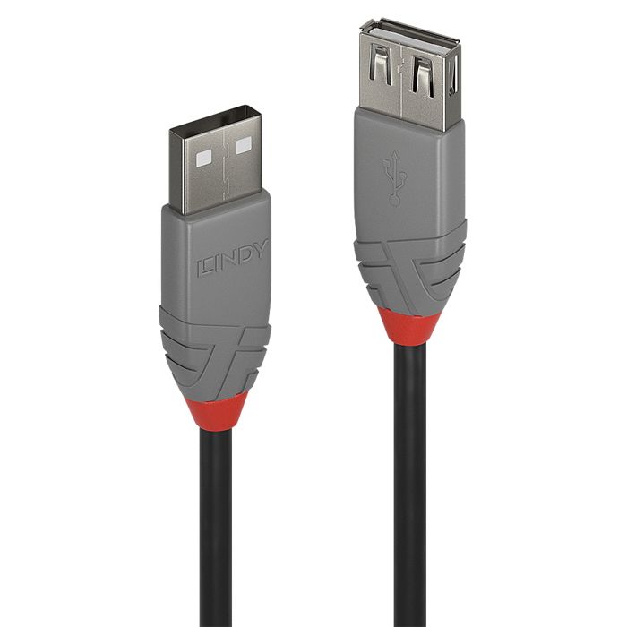 LINDY Rallonge USB 2.0 type A - Anthra Line - 2m