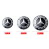 56/60/65mm Bilfelg Senterdeksel Navkapsel Resin Merke Emblemer Klistremerke Dekal Styling Auto Tilbehør Mercedes Benz AMG C260 C300
