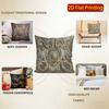 Vintage Embossed Floral Scroll Throw Pillow Covers Pattern Cushion Cover Suitable For Sofa Bedroom Car Pillow Cover
