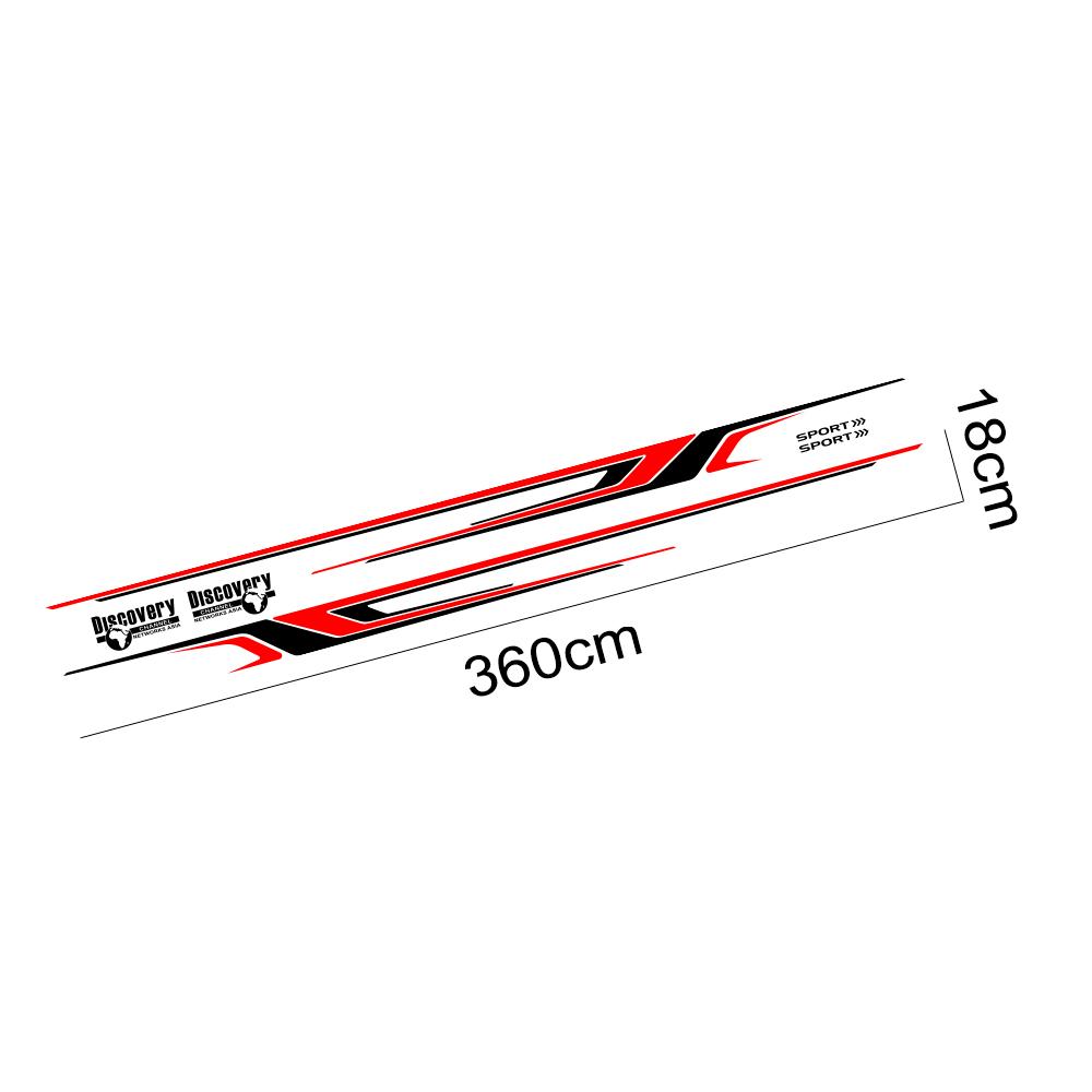 2PCS Sport Car Door Waist Lines Stripes Vinyl Decal For Toyota Prado Land Cruiser Auto Body Door Side Decor Stickers Accessories