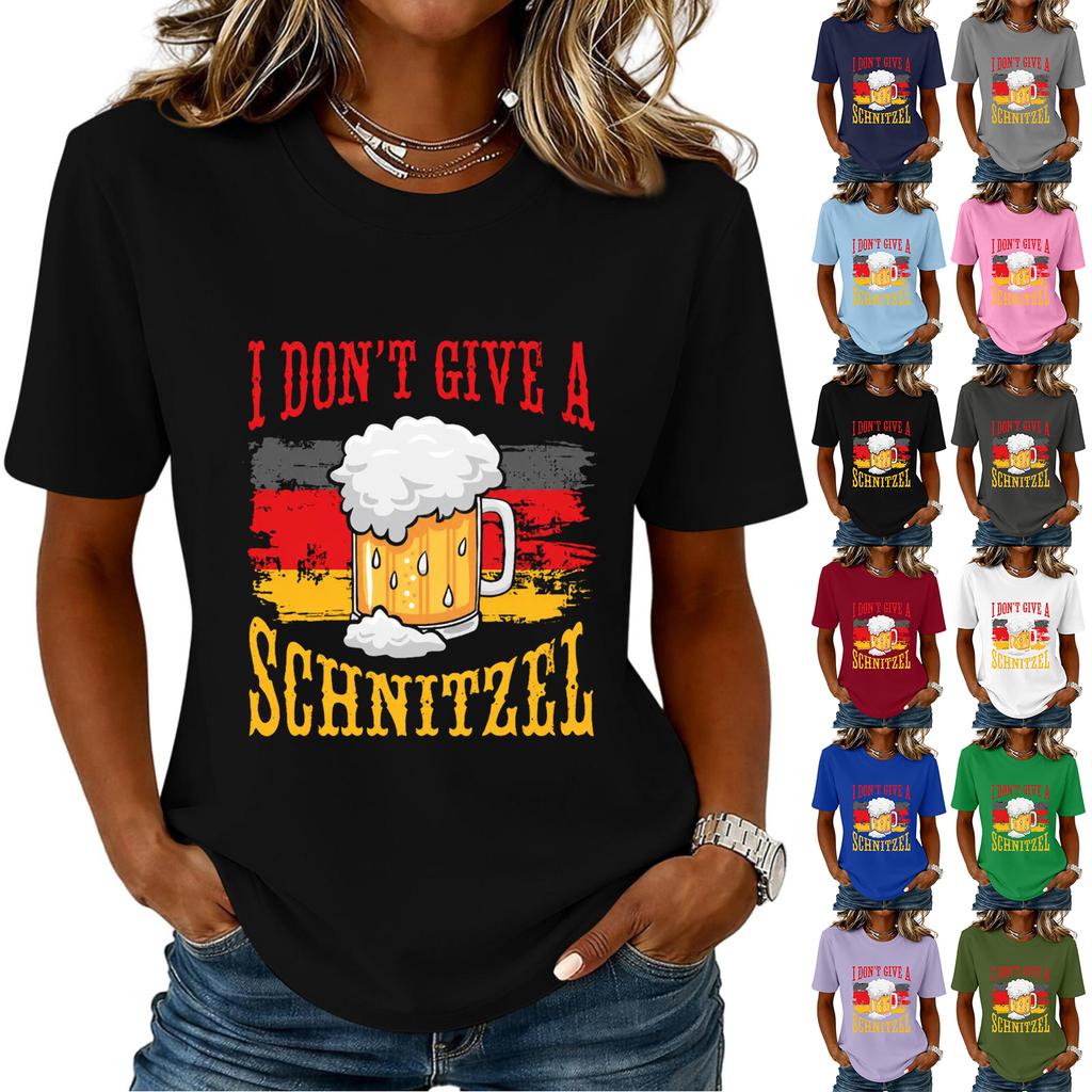 Fashion Casual Unisex Letter Print T-Shirt with Festival Graphic Design - Short Sleeve Round Neck Tee for Men and Women