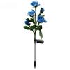 5-Pack Solar Rose Lights, Realistic LED Flowers, Waterproof Outdoor Solar Garden Lights for Yard Patio Lawn Decor