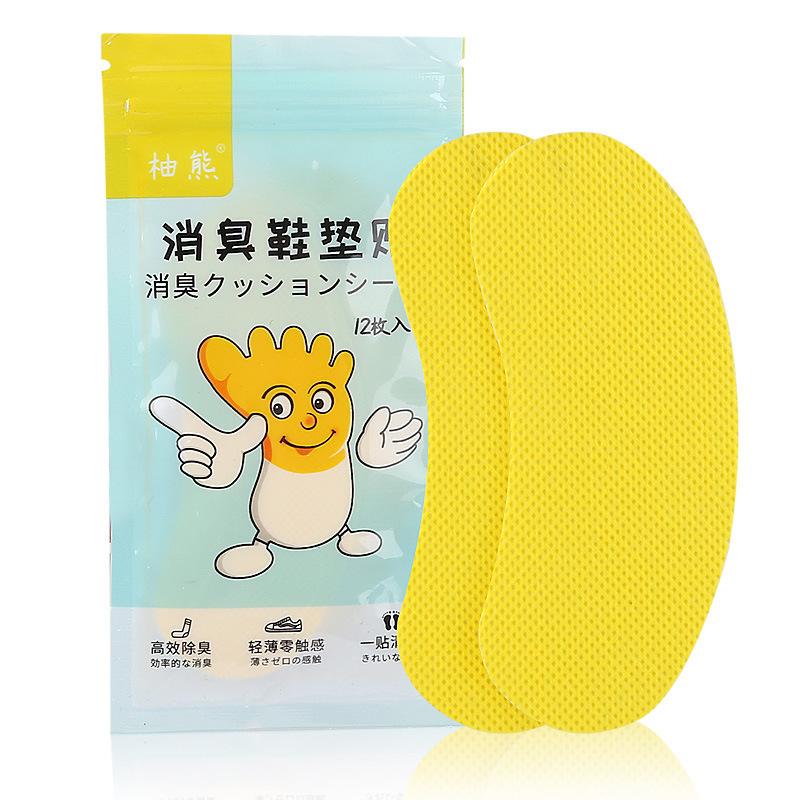 

Deodorant Shoe Stickers, Disposable Portable Foot Socks, Blue Sneakers, Sports and Leisure Leather Shoes, Fragrant Insoles, Deodorant Stickers One size жовтий
