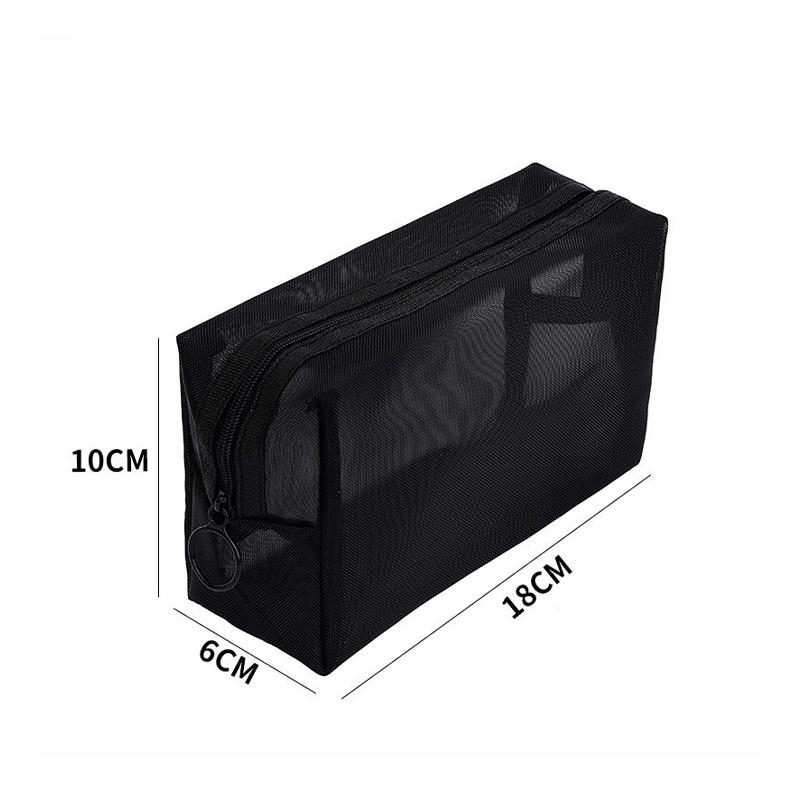Mesh Cosmetic Bag Convenient Storage Bag Large Capacity Portable Travel Bag