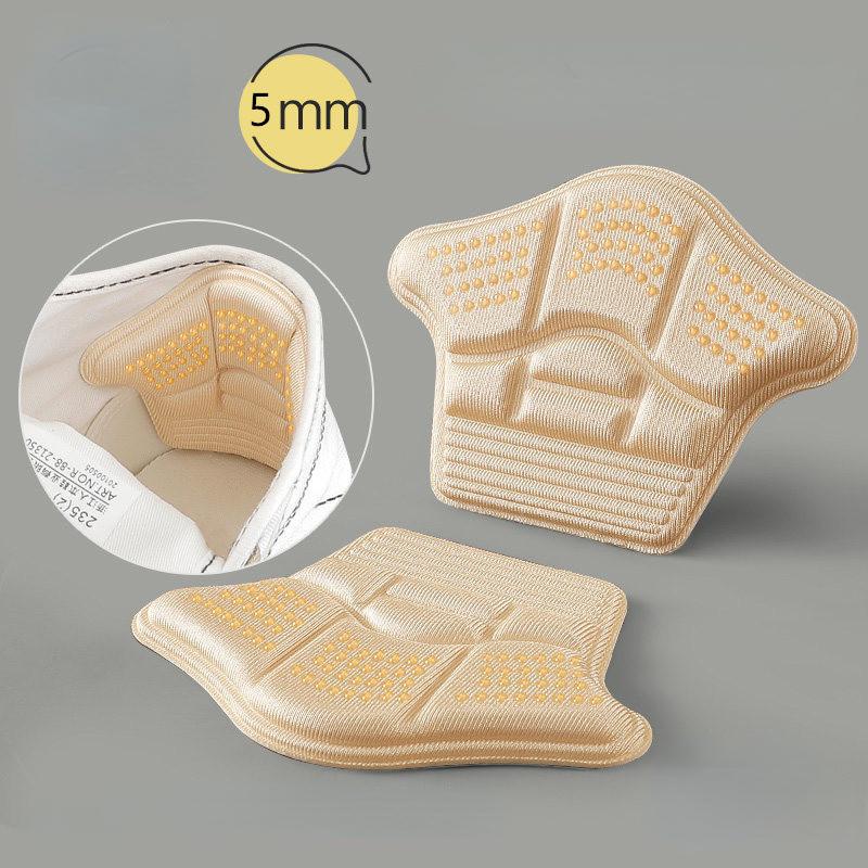 Fashion 2pcs Insoles Patch Heel Pads for Sport Shoes Adjustable Size Antiwear Feet Pad Cushion Insert Insole Heel Protector Back Sticker