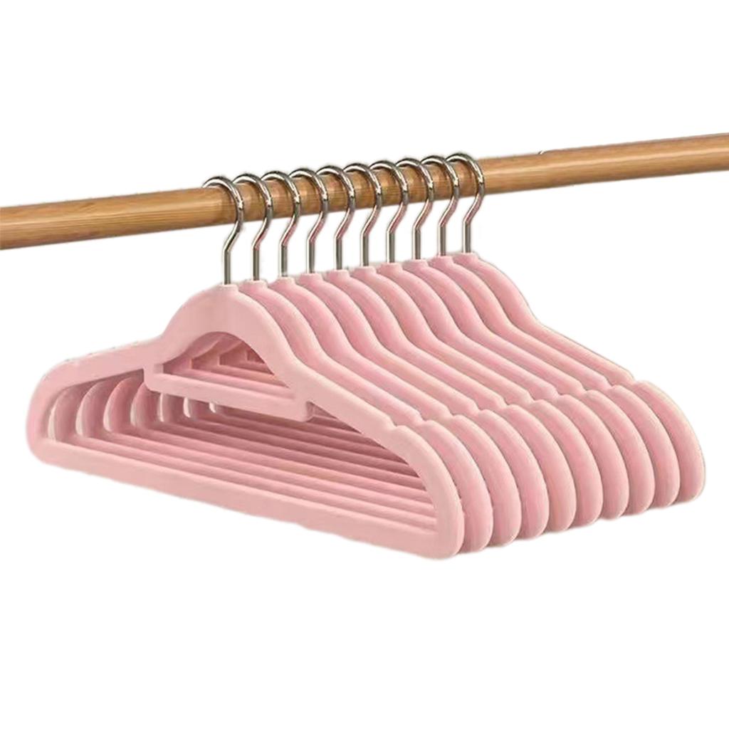 10pcs Adult Drying Rack,Velvet Hangers Non-Slip Rotin Clothes Hangers,Closet Organizer,Multipurpose Clothes Hanging Rack