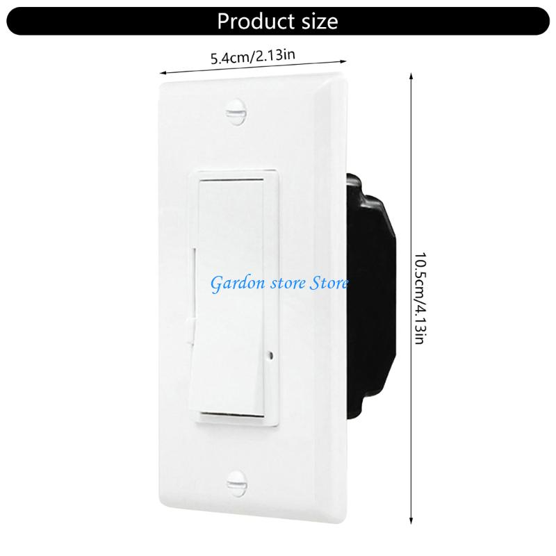 B0KB 3 Way Circuit Compatible LED Dimmer Switches with Slide Control & Temperature Defense Suitable for Residential Use