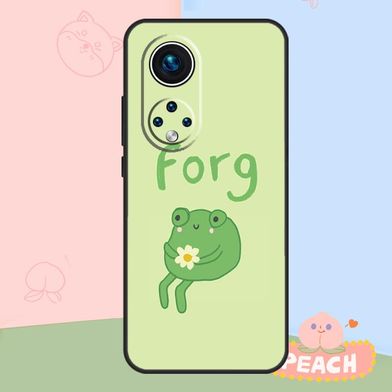 Cute Cartoon Frog Case For Honor Magic 6 7 8 Pro Honor 400 200 50 70 90 Lite X8b X8c X9b X9c X9d Win RT Cover Honor 200