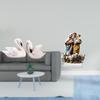 Resin Swan Sculptures Acrylic Desktop Decor Unique Cake Topper Tabletop Ornament Home Couple Bird