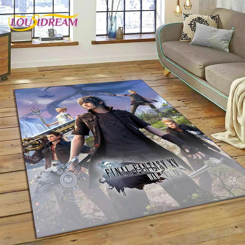 Final Fantasy Series Games Cartoon Carpet Rug for Bedroom Living Room Home Sofa Decoration,Children Game Large Decor Floor Mat