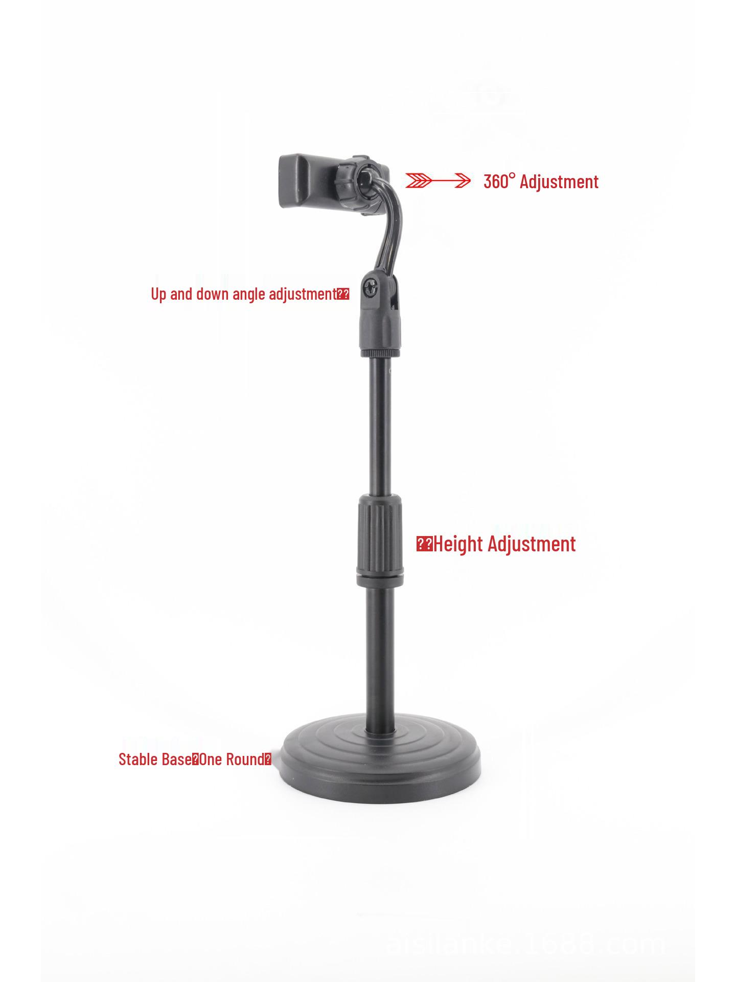 

Adjustable Desktop Phone Holder for Live Streaming & Media Viewing
