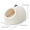 Semi-Enclosed Cat Bed Portable Pet with Electric Blanket Indoor for Resting