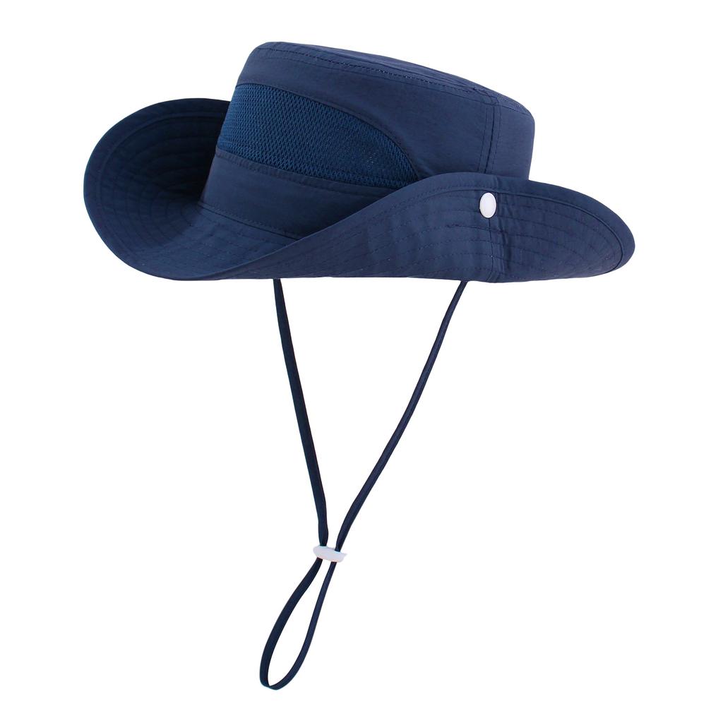 Baby and Children's UV-protective Sun Hats, Boys' and Girls' Beach Hats for Outings, Windproof Fisherman Hats, Breathable Basin