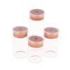 10Pcs 3Ml 5Ml 6Ml 10Ml Vials Leak-Proof Dust-Resistant Rubber Stopper Flip Off Caps Burr-Free Aluminum Cap Glass Bottles