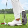 Men Golf Shoes Outdoor Spiked Sports Upper Stable Anti Slip Sole For Golf Training Outdoor All Season Daily Outdoor Casual
