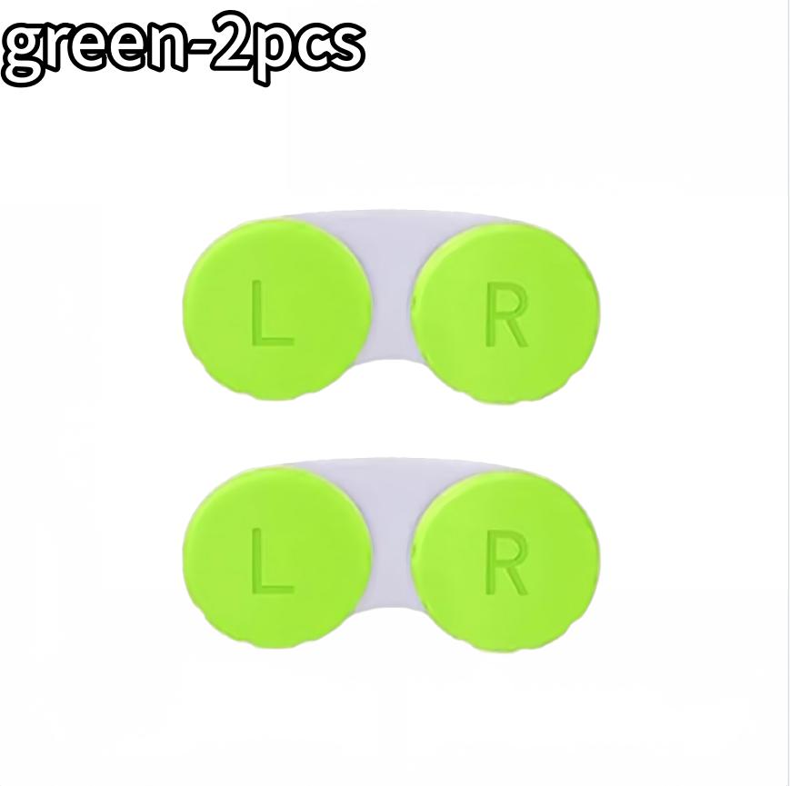 1/4pcs Color Contact Lenses Box Left/Right Eyes Mini Travel Kit Holder Contact Lens Case Container Portable Eyewear Accessories