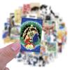 80 Detective Conan's Original Paintings Graffiti Stickers Decorate Refrigerator Scooter DIY Personality Stickers