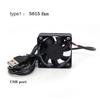 50MM DC 5015 5V 5 volt USB 5cm Blower fan 50x50x15mm Cooler Cooling Small Exhaust Fan for 3D Printer sleeve bearing for PC CPU