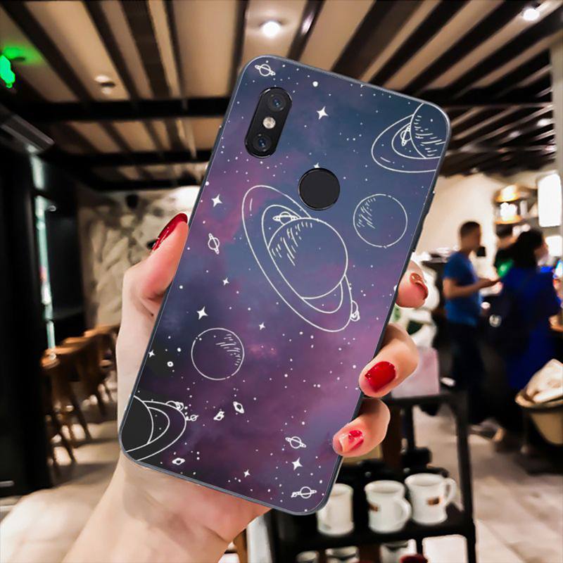 

Планета рисованной милый чехол для телефона для Xiaomi Mi 11 10 A2 A2lite A1 9 9SE 8Lite 8explorer F1 Poco M3 X3 Pro Fundas Cove xiaomimi10lite