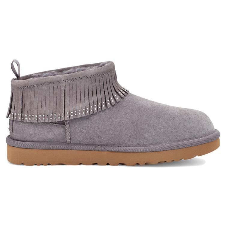 (WMNS) UGG Ultra Mini Fringe Bling 'Purple Grey' Women's 1121576-SHA