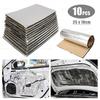 10Pcs 25*18cm*5mm Sound Deadener Heat ulation Mat Car ulation Hood Silent