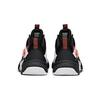 Anta Mesh Splicing Shock Absorbing Wear Resistant High Top Sports Casual Shoes Kids Sneakers Black White Orange A312131110-2